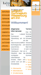 Mobile Screenshot of gymnasium-wasserburg.de
